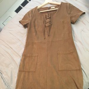 Hollister Suede Shift Dress